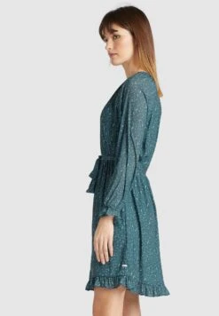 Khujo Medusa - Jurk - Grün -Khujo cbb80e5eb87f4f4f8177a3c83a993ad6