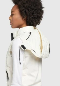 Khujo Fabia Shiny - Bodywarmer - Weiß -Khujo cd882ad036144f9b8ba3353cb53c6e9d