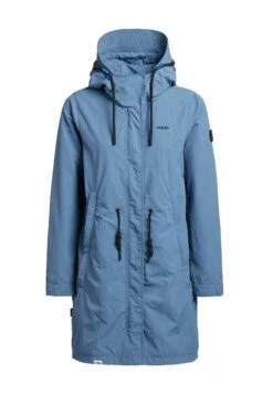 Khujo Adda - Halflange Jas - Blau -Khujo ce1bc34339cf42ea97f1e80f6613a902