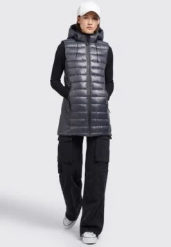 Khujo Becca Shiny - Bodywarmer - Grau -Khujo d06e3f2e9cba4de8b1fe9e80d8e38dca