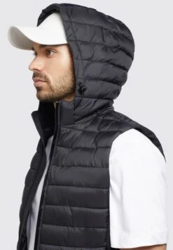 Khujo Wemo Matt - Bodywarmer - Schwarz -Khujo d447fa97aabe4fec9cb7299b582d0bf2