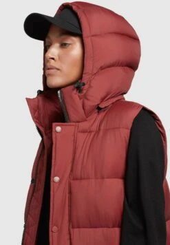 Khujo Magneta Matt - Bodywarmer - Rostrot -Khujo d8ebb0e2873b45138562bd2bf54d4970