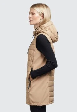 Khujo Weste Becca Matt - Bodywarmer - Beige -Khujo dc20efd9d7f54c6e9ae9f78803f7eae1