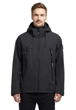 Khujo Adam - Regenjas - Schwarz -Khujo e203a6bd99a94ba5a050f3fd0fc3364d