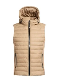 Khujo Wemo Matt - Bodywarmer - Beige -Khujo e33b4f3587ea4b579e84fa85dbbcc239
