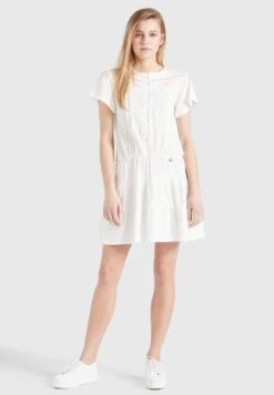 Khujo Kapua - Jurk - Weiß -Khujo e3830bfde6b349b8af3ffbd498c6c6f7