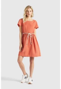 Khujo Asba - Jurk - Terrakotta -Khujo e7587c6e95294b13b14c15f4d70561d8