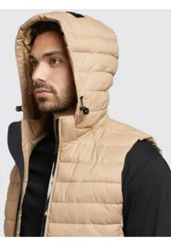 Khujo Wemo Matt - Bodywarmer - Beige -Khujo e9960c0a7fde4b088b13baa7e75f567c