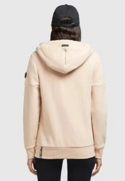 Khujo Salomea - Sweater Met Rits - Aprikot -Khujo f1200c4a652541f2a516ac7668bf56c7