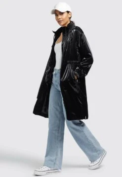 Khujo Marthe - Regenjas - Schwarz -Khujo f155c0cb451f417fb36a11da06e440be