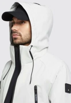 Khujo Adam - Regenjas - Hellgrau -Khujo f2ed6511727a4d16ae89f9269239cf96