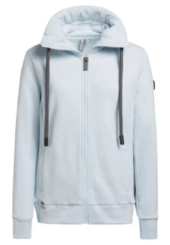 Khujo Tosta - Sweater Met Rits - Hellblau -Khujo f6fd68f075e644eeba3da1e3acbb75b6