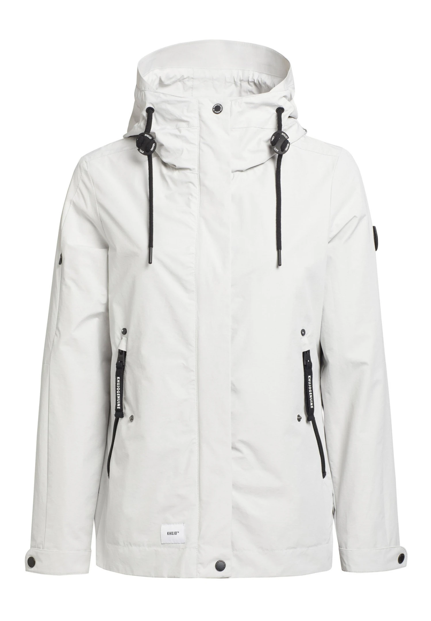Khujo Kaya - Outdoorjas - Hellgrau 8 Khujo Kaya - Outdoorjas - Hellgrau - Afbeelding 8