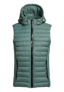 Khujo Wemo Matt - Bodywarmer - Türkis -Khujo fc7e88975a6c4fb7ab1fd05a6a7ca6b4